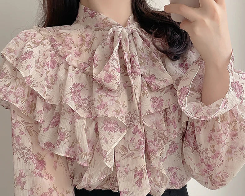 Vintage Solid Shirts Long Sleeve