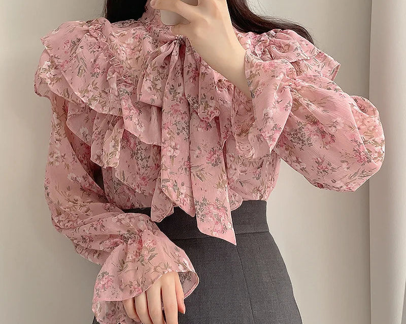 Vintage Solid Shirts Long Sleeve