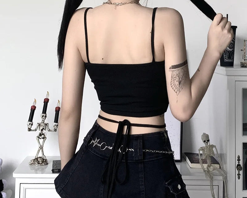 Gothic Crop Cami Top