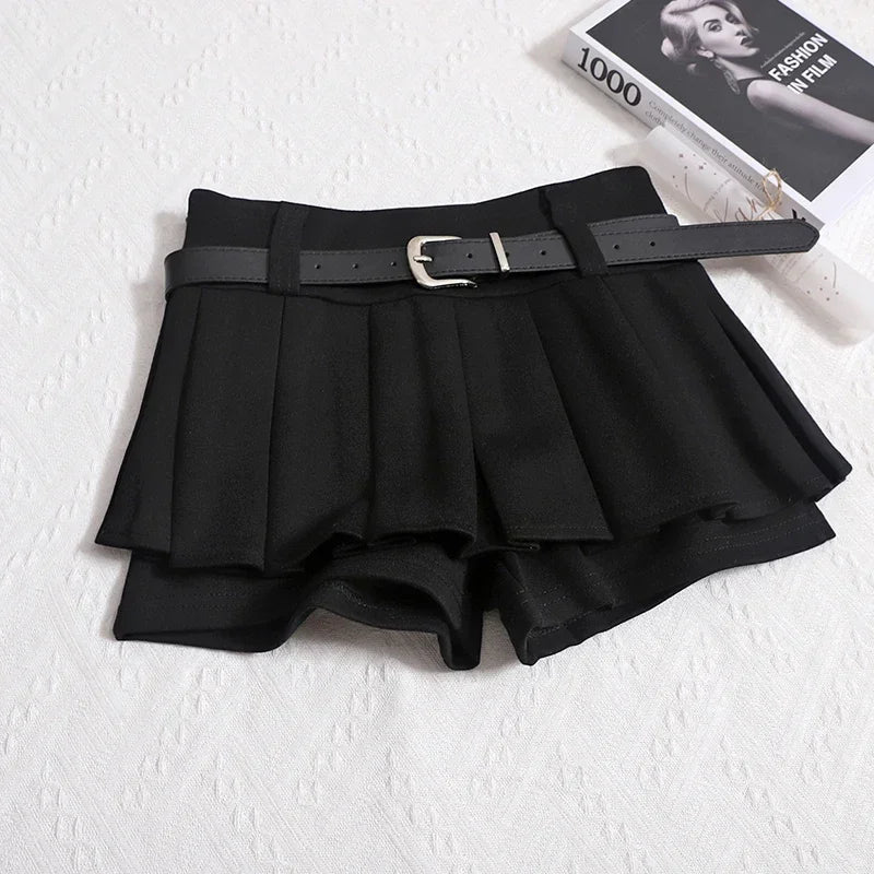 Pleated Shorts