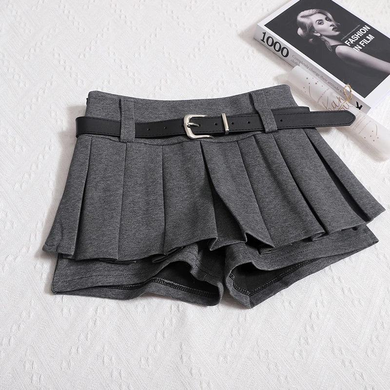 Pleated Shorts