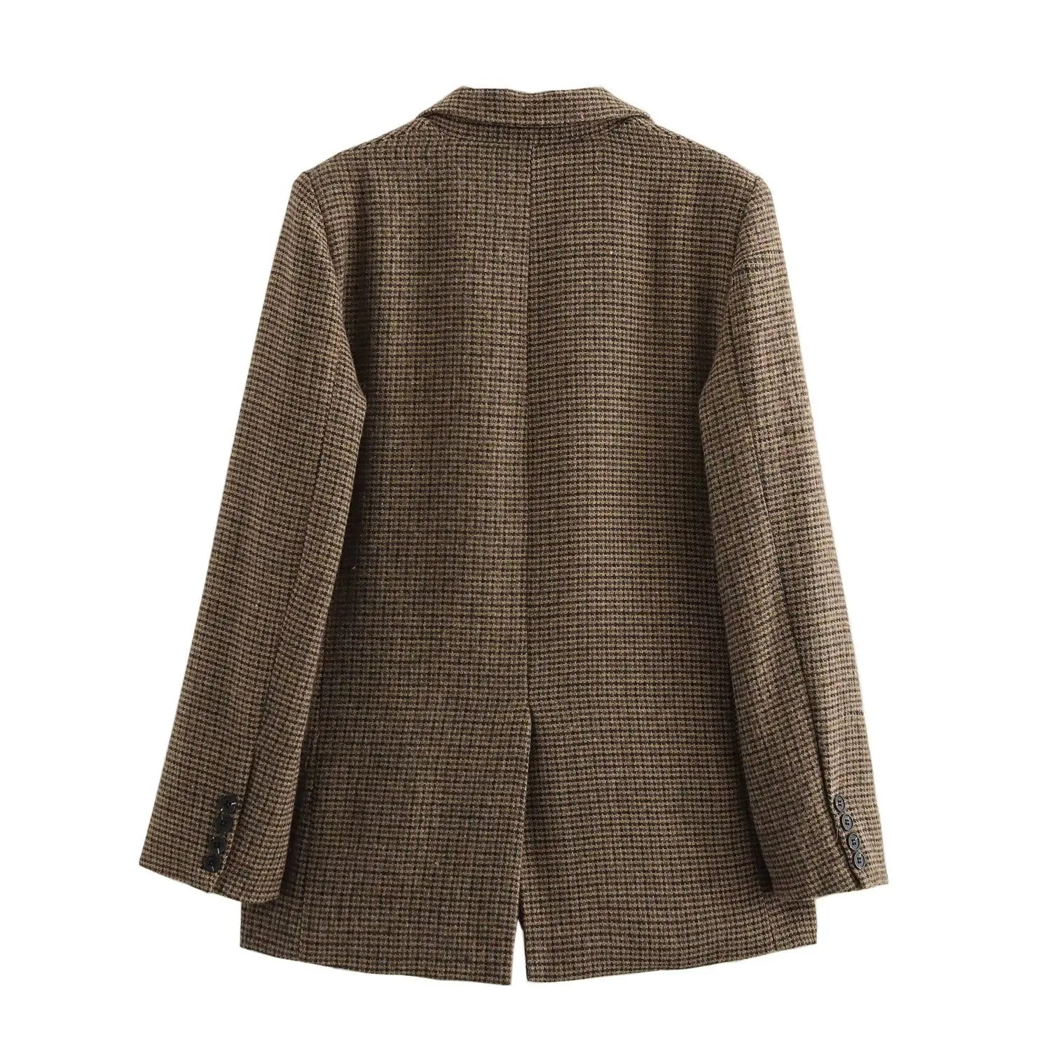 Plaid Wool Blend Suit