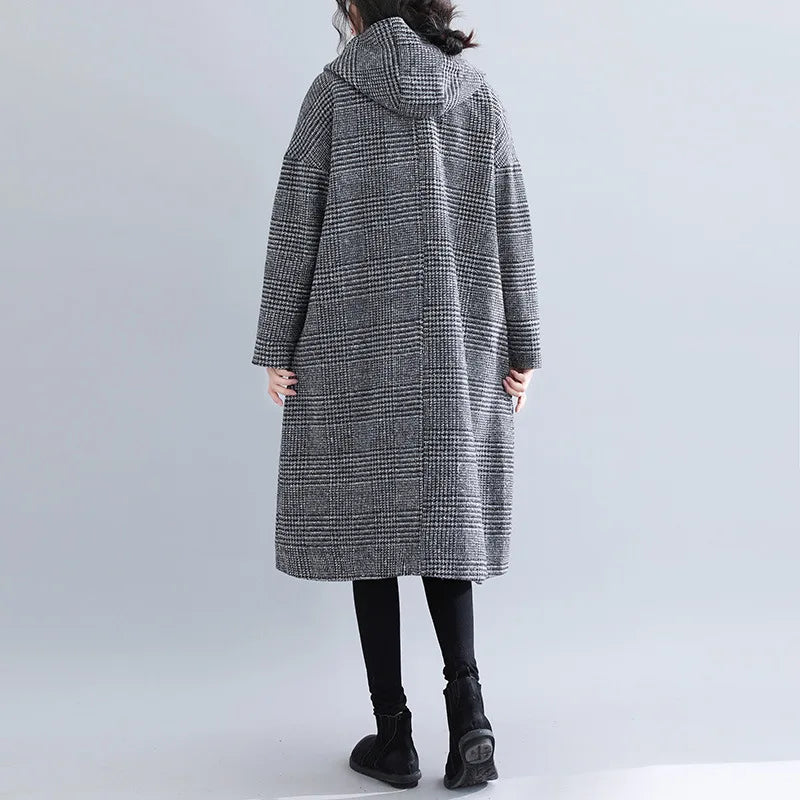 Woolen Hooded Coat