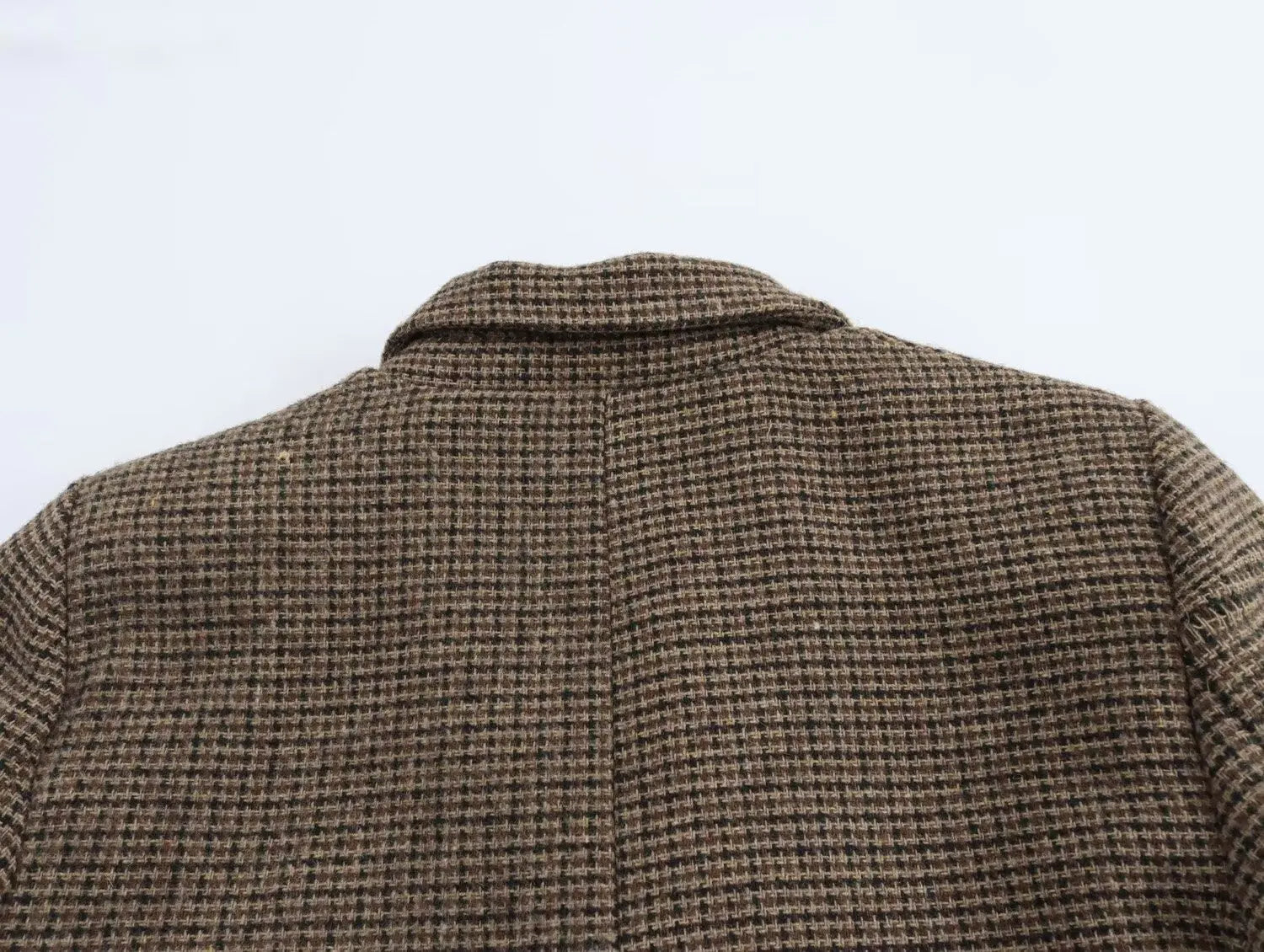Plaid Wool Blend Suit