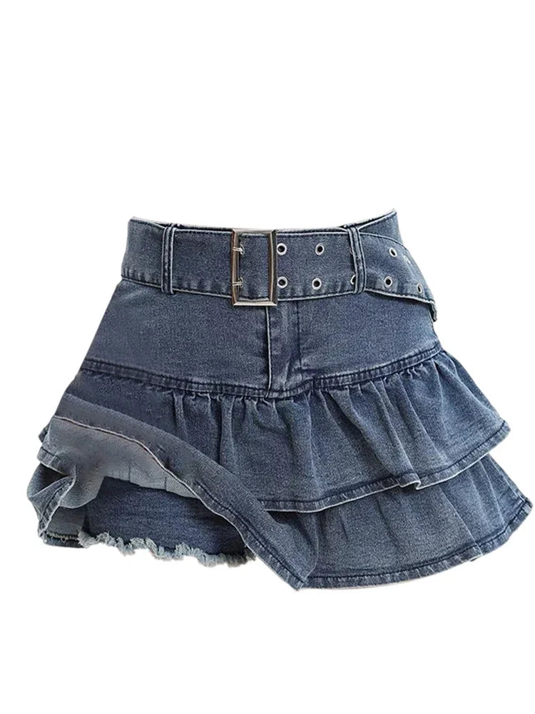Denim Mini Skirt