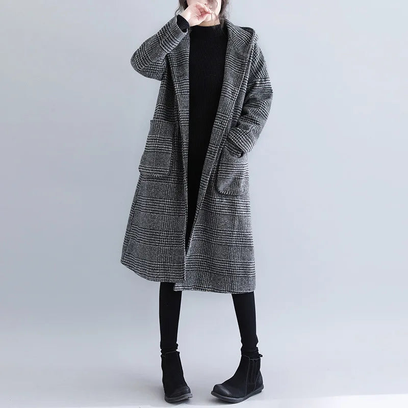 Woolen Hooded Coat