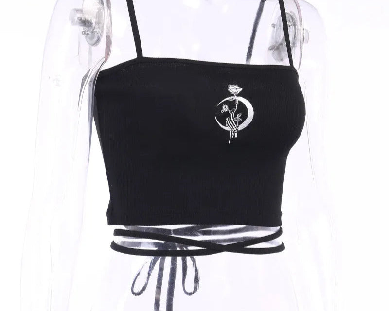 Gothic Crop Cami Top
