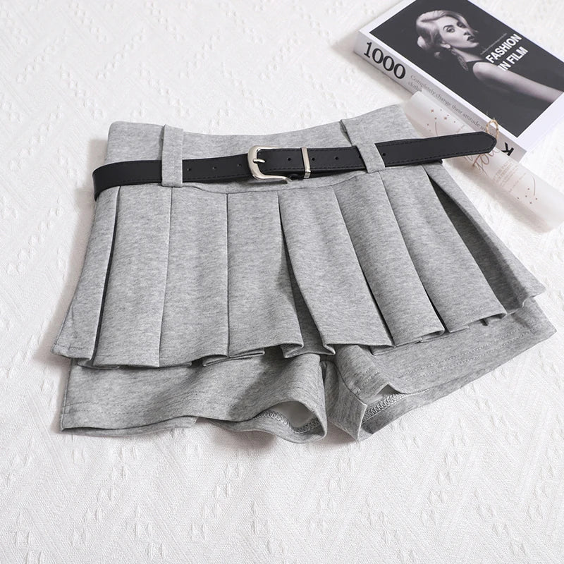Pleated Shorts