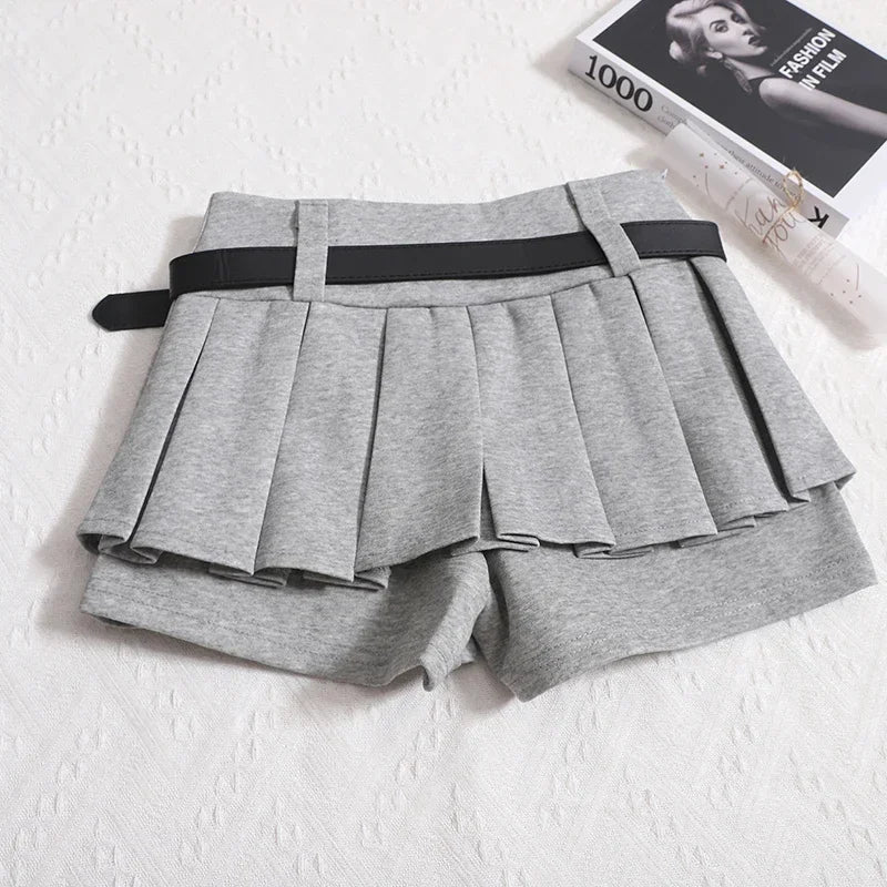 Pleated Shorts