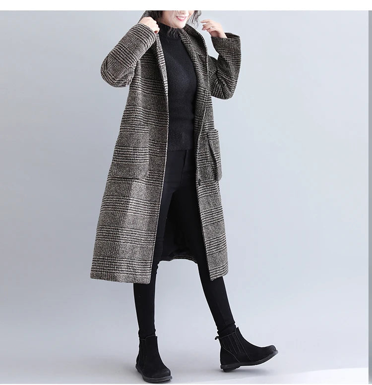 Woolen Hooded Coat