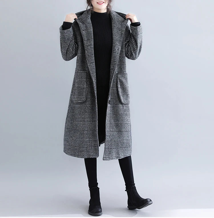 Woolen Hooded Coat