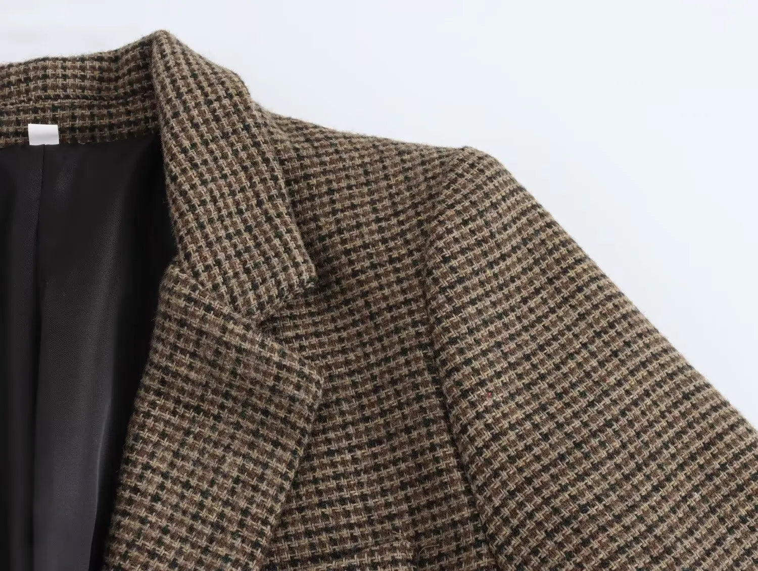 Plaid Wool Blend Suit